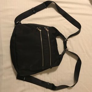 Sondra Roberts Squared Black Backpack Purse
